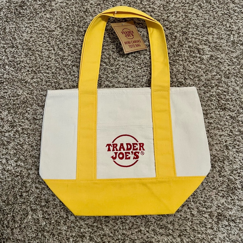 Trader Joe’s yellow mini tote